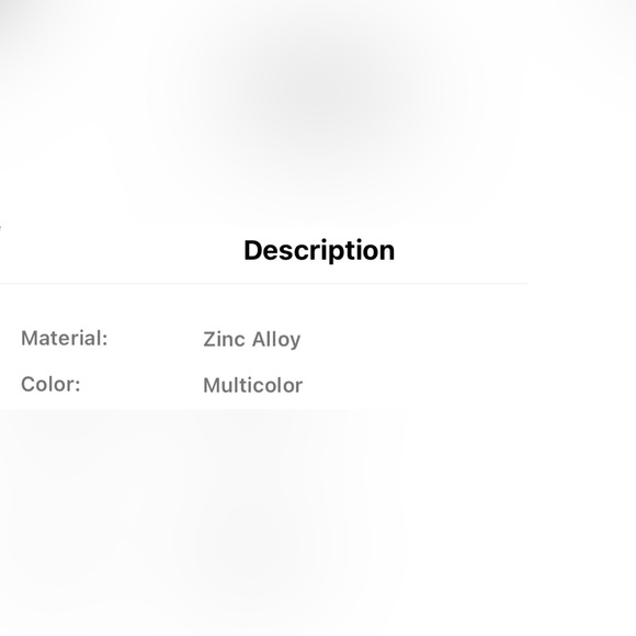 Rhinestone Flower Charm Necklace - Picture 4 of 6